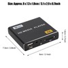 4K Full HD Digital Media Player HDMI USB s SPDIF