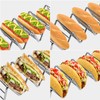 Ejoyous Taco Holder, 4 Pack Stainless Steel Taco Rack V