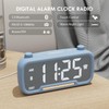 Clock Radio Alarm Bedside with Bluetooth Speaker, Radio Alarm Clock