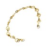 Cape Cod Jewelry-CCJ Open Heart Bracelet GoldTone 7"