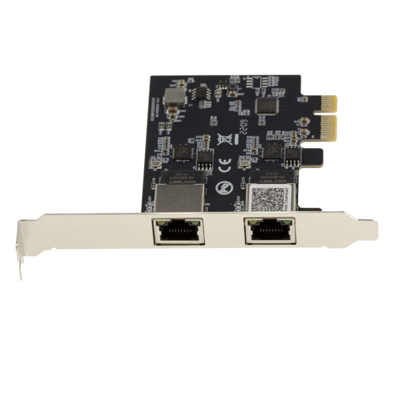 KALEA-INFORMATIQUE PCIe 2.5 LAN Dual Gigabit Ethernet Card 10 100