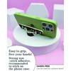 Phone Finger Strap Holder, Portable Phone Grip Loop, Telescopic Silicone