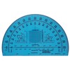 Military Protractor 9 Inch — Degrees & Mils, Meters &
