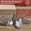 PD® Wing Nuts M10 (DIN 315) | High-Quality A2 V2A