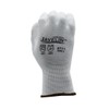 Cordova 3711L Javelin White 13-Gauge HPPE Shell Gloves, White Polyurethane