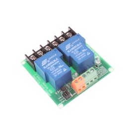 NOYITO 30A 2-Channel Relay Module High Low Level Trigger with Optocoupler Isolation Load DC 30V AC 250V 30A for PLC Automation Equipment Control, Industrial Control (2-Channel 5V)