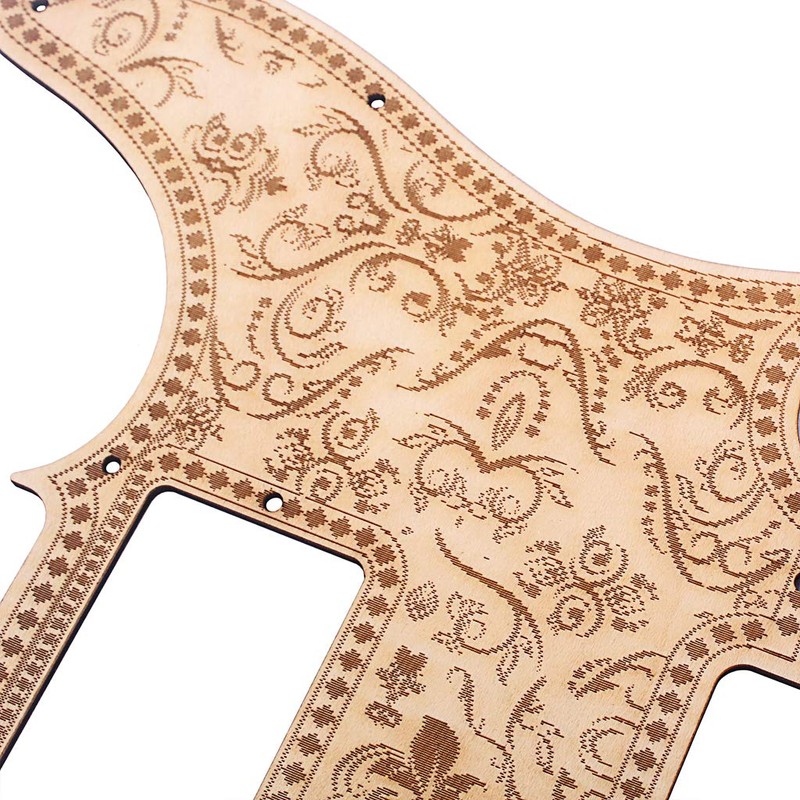Alnicov 8 Hole Tele Guitar Pickguard Floral Style Humbucker PickGuard
