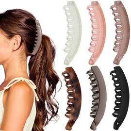 Pack of 6 Banana Clip Vintage Banana Clip Banana Clip Thin Fine Thick Hair Banana Hair Clip for Women