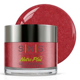 SNS Healthy Natural Nails SNS Nail Dip Powder, Gelous Color Dipping Powder - Blood Orange Sorbet (Pink/Berry, Cream) - Long-Lasting Dip Nail Color Lasts 14 Days - Low-Odor & No UV Lamp Required - 1 OZ