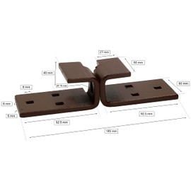 KOTARBAU® Safety Hasp 60 x 90 mm Cellar Lock with Padlock Solid Clasp