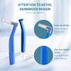4 cepillos dentales entre dientes (80 unidades) (azul, estándar)