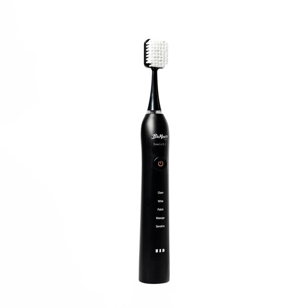 cepillo para polvo de dientes de boca grande The by Dr Bobbi 2.0 Sonic (patentado) (negro)