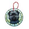 Affenpinscher Holographic Design Ornament