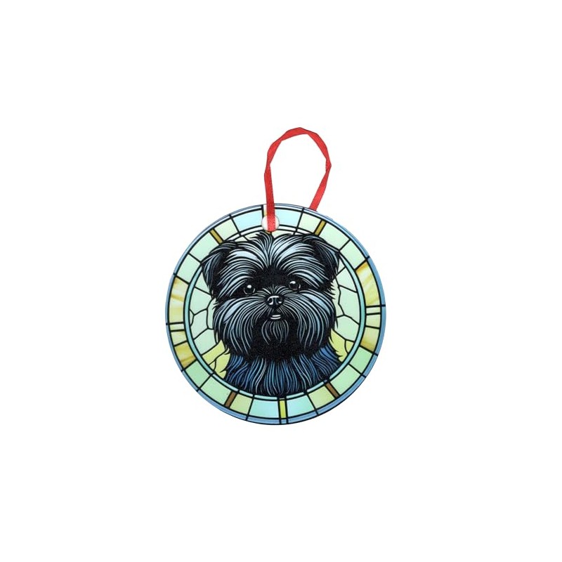 Affenpinscher Holographic Design Ornament