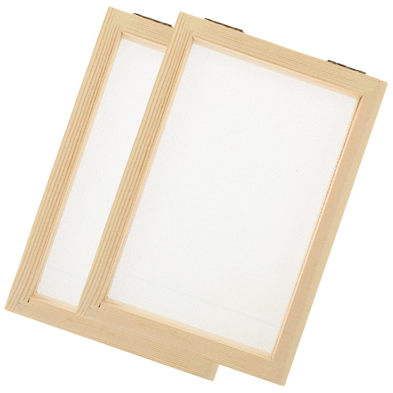 Abaodam 10 Pcs Paper Frame Paper Making Mould Frame Paper