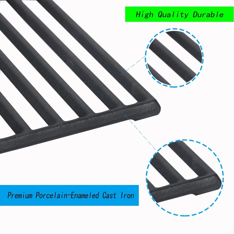 Leship 15 inch Grill Grates Replacement for Weber 7522 Spirit