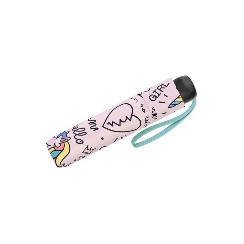 Benetton Pocket Umbrella Super Mini Dots, Girlie, 95 cm