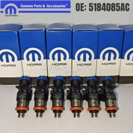 OEM Set of 6PCS Brand-New 5184085AC Fuel Injectors for Chrysler Dodge Jeep Ram