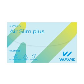 [2 Weeks 6 sheets per box] WAVE 2 Week Air Slim Plus [BC] 8.7 [PWR] -0.50