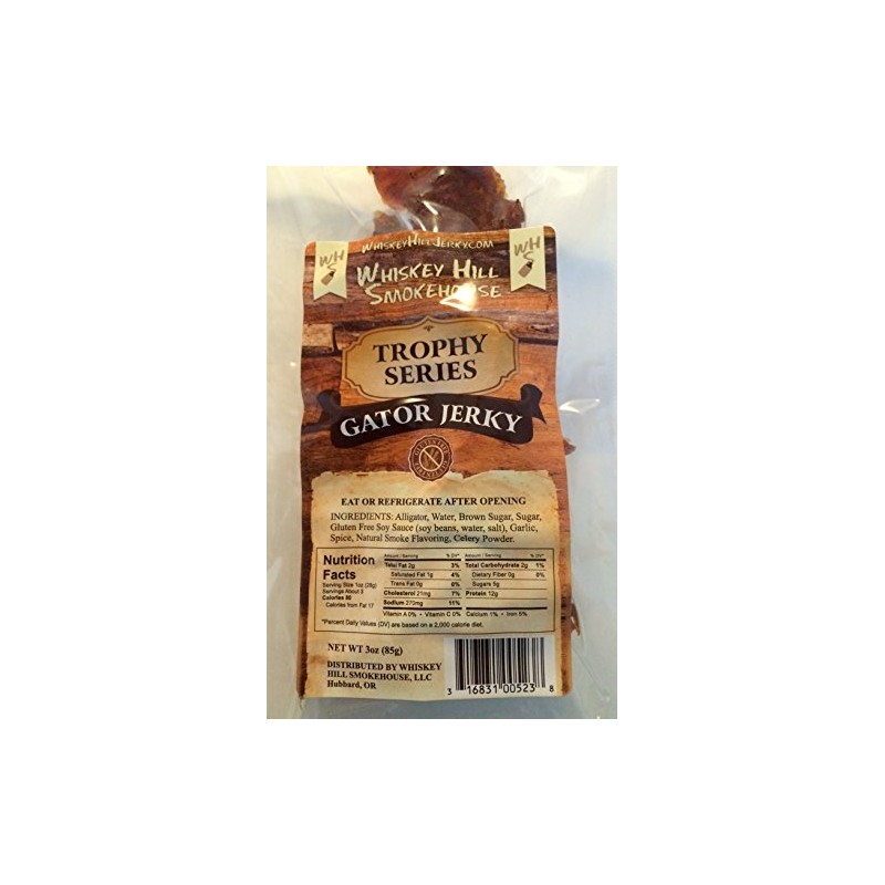 ALLIGATOR JERKY-3 oz