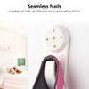 WYAN 62 pieces traceless picture hooks, 5 designs nails without