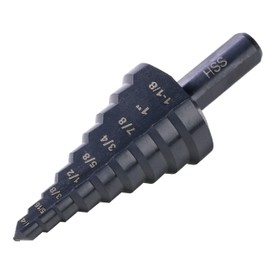 Jerax tools 1/4"-1-1/8" High Speed Steel Step Drill bits, Doubles Flutes Unbit for Hole Drilling in Iron, Copper, Aluminum, Wood, Plastic…