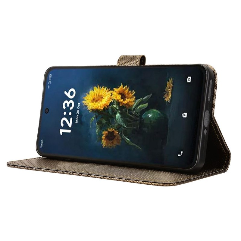 NEOYUKL Shell for TCL NxtPaper 70 Pro Wallet Case Brown