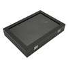 Pin Display Case Dustproof Transparent Glass Lid Badge Storage Box