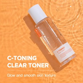 Nightingale C-toning Clear Toner Hyaluronic Acid&Vitamin Complex + AHA∙BHA∙PHA+Niacinamide, Moisturizing&Brightening Toner for Dull Skin, Hypoallergenic, Fragrance & Alcohol Free, Cruelty Free
