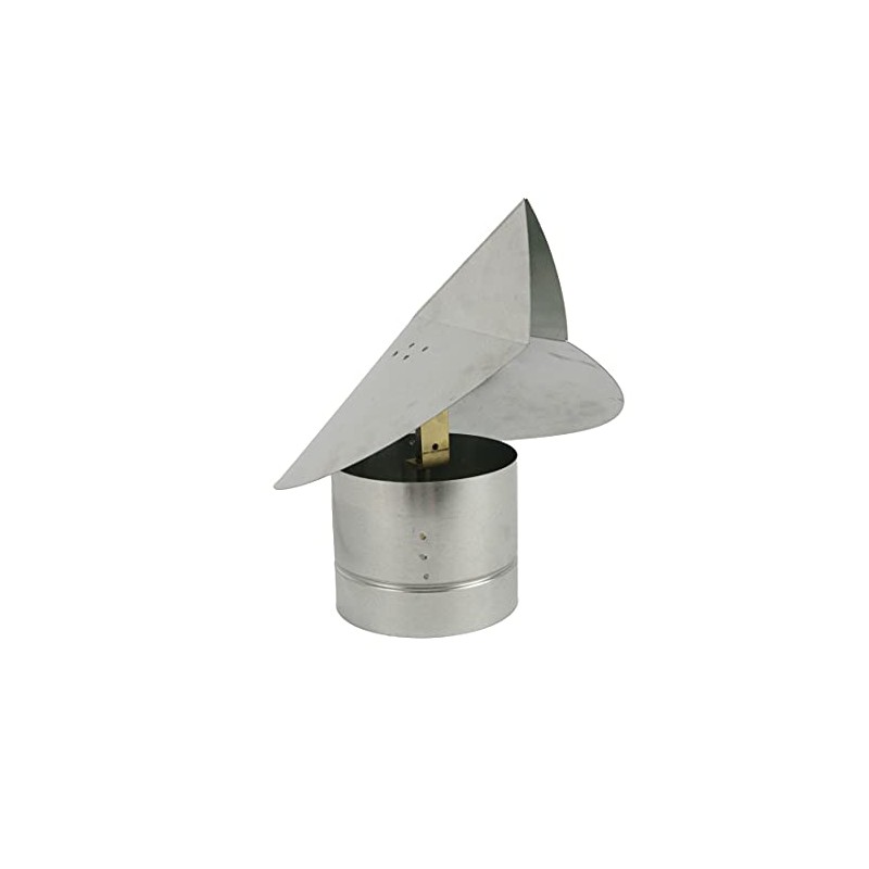 FAMCO Wind Directional Chimney Cap (Galvanized Steel, 9 Inch)
