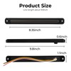 Jerbor 10" LED Trailer Tail Light Bar Brake Stop Turn