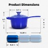 1.75QT Best-selling Household Cast Iron Enamel Pots Ceramic Non-stick Pans