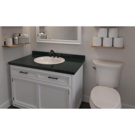 Floating Shelves Set of 6, Shelves for Wall Decor, Farmhouse Shelf for Bedroom, Bathroom Storage Shelves, Book Shelves for Living Room - Rustic Brown