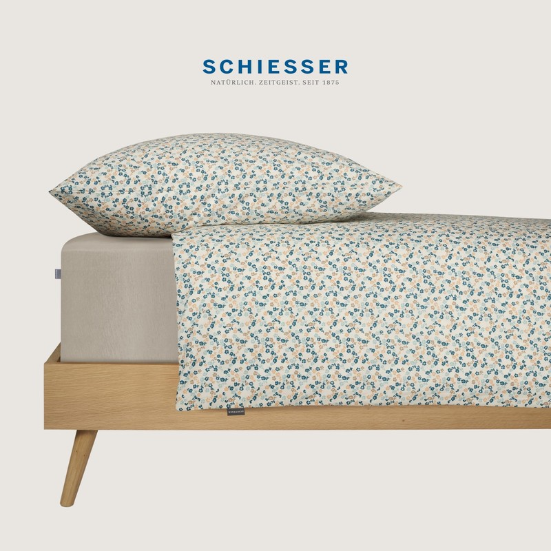 Schiesser Elli fitted sheet made of 97% cotton and 3%