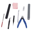 Model Tool Kit Pliers Tweezers File Carving Knife Craft Tools