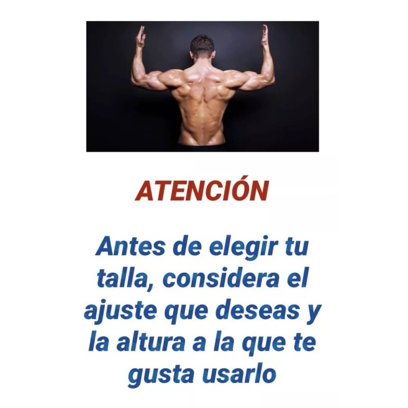 Techno Cinturón Para Pesas Faja Levantamiento Gym Tipo Blando