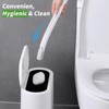 Disposable Toilet Brush Set – Toilet Bowl Cleaner with Holder,