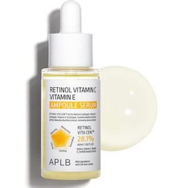 APLB - Suero en ampolla con vitamina C y vitamina E y retinol | RETINOL VITA CEN™ 28,1% 1,35 FL.OZ/Cuidado de la piel coreano, Hidratación duradera, Revitaliza para suavizar y mejorar la textura de la piel