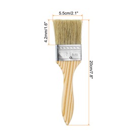 HARFINGTON Paint Brush 48Pack of 2.1" Reusable Variety Angle Brushes Paint for All Latex Oil Painting Walls Home Improvement