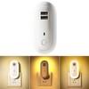 Night Lights Plug Into Wall LED Wall Bedside Lamp with