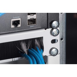 DIGITUS Professional DN-19 SET-S installation material, screw set M6, washers and nuts, 17 mm long, 50 pieces silver