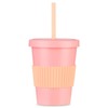 Kids Straw Tumbler, 2 Pack 420ml Tiny to Tots Pink