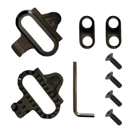 1-Pack Cleats for black Cycling Shoes, Non-Slip Design for Indoor Cycling, Mountain Biking & Road Riding