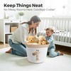 Giraffe Storage Basket for Nursery – Large 15”x11” Cotton Rope