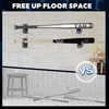 Hikeen Baseball Bat Wall Mount, Baseball Bat Rack, Baseball Bat
