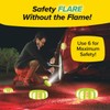 Lizard Flare Flameless Roadside Emergency Light, AS-SEEN-ON-TV, 360° of Visibility,