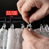 Curtain hooks for rings, 120 pieces, with Ø 4 mm