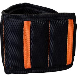 Magnetic Wristband - keep nuts, bolts, screws, metal components and drill bits safe & close to hand. DIY Gadget for wrists or belts.