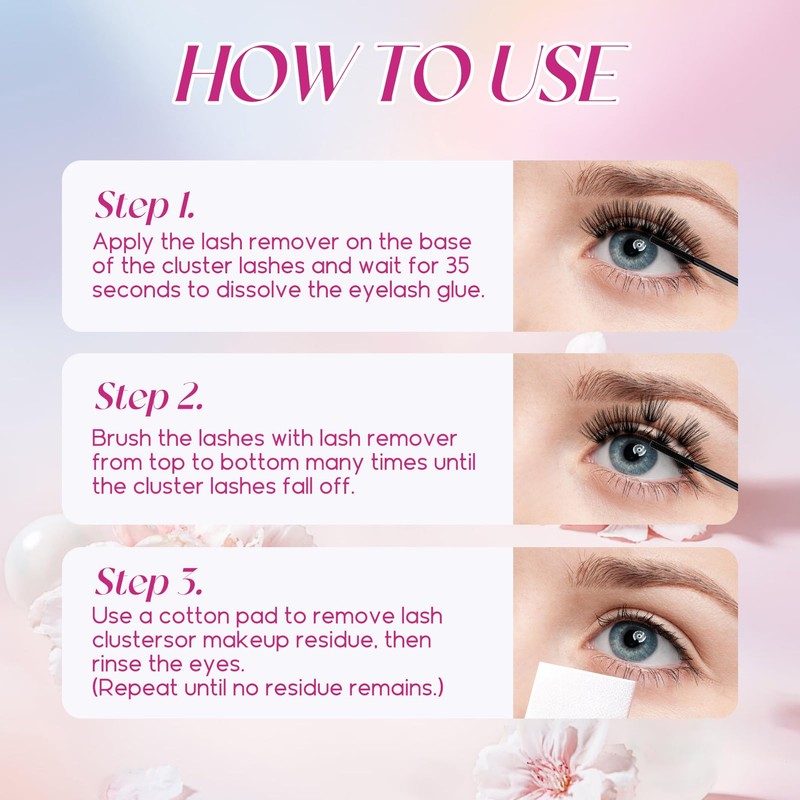 FADLASH Lash Glue Remover for Lash Extensions Eyelash Remover for