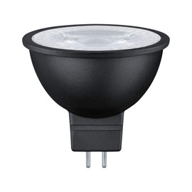 Paulmann 28757 LED lamp RAL9004 445lm 36° 6.5 watts dimmable lighting black matt bulbs 2700 K GU5.3
